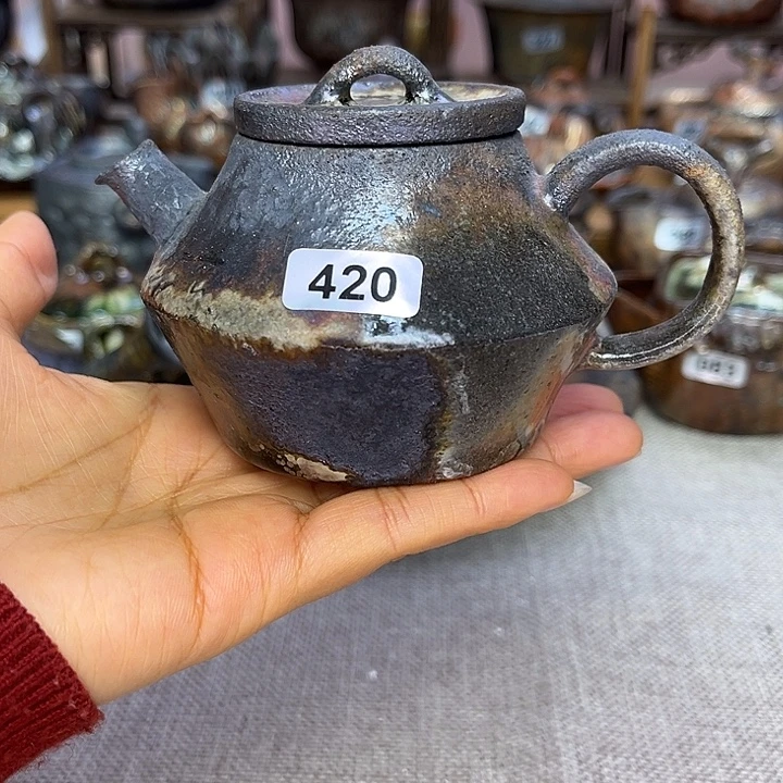 裸柴烧陶瓷手工茶器