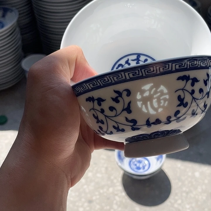 碗景德镇高温细白瓷餐具