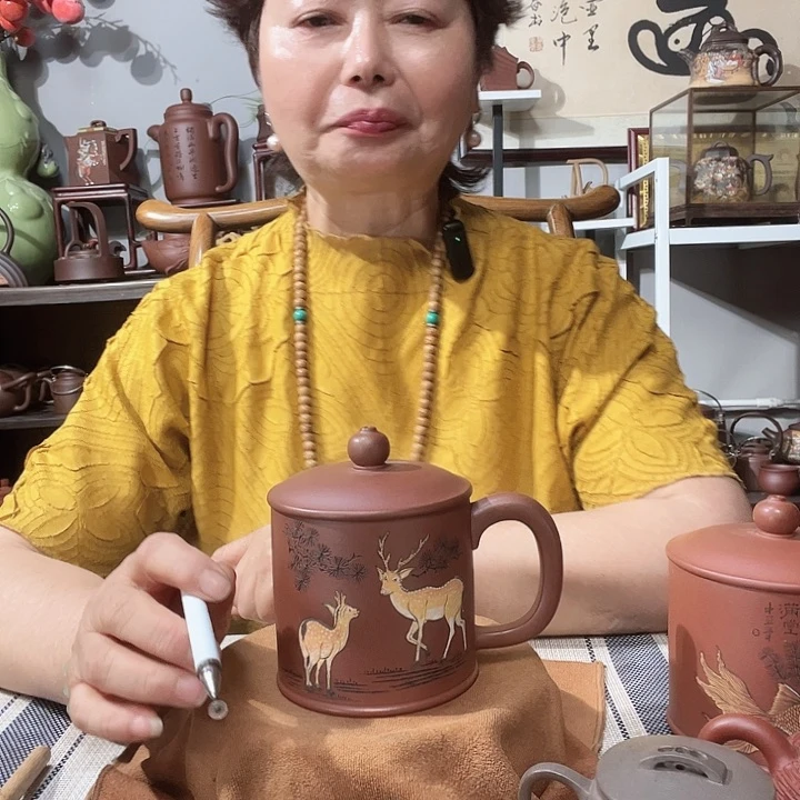 茶杯紫砂浊*清原矿紫砂壶