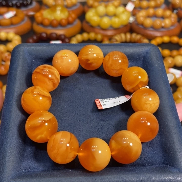 蜜蜡手链未镶嵌蜜蜡