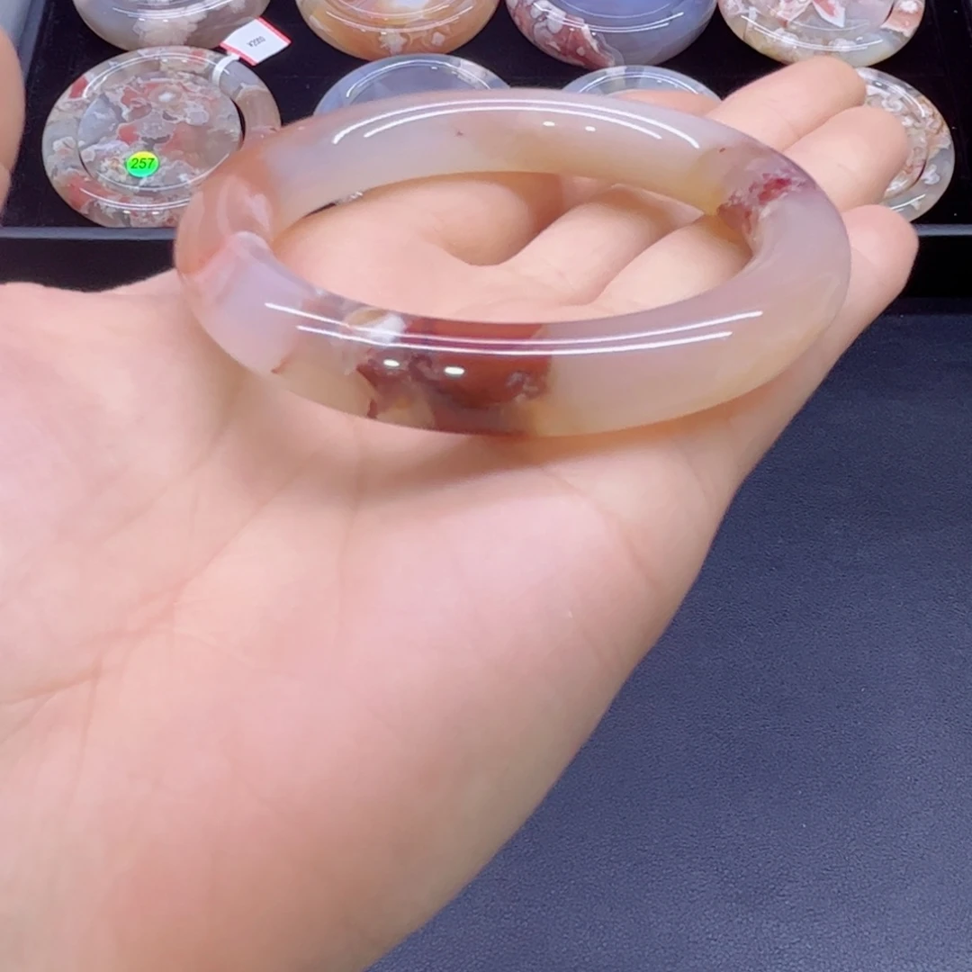 玛瑙/玉髓手镯未镶嵌识*56