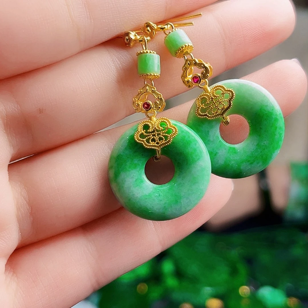 颈饰银S925镶嵌翡翠多样性