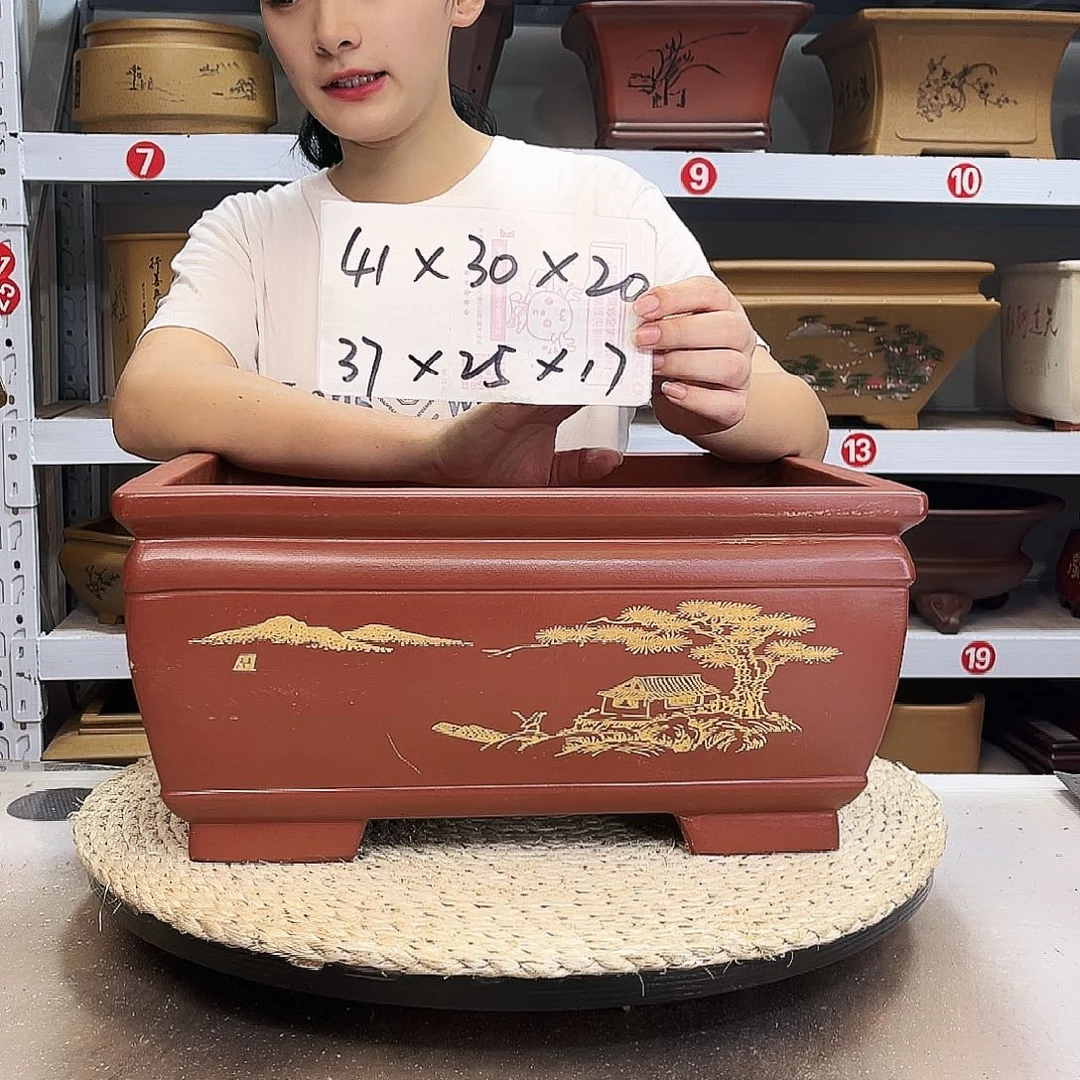 紫砂花盆紫砂花盆