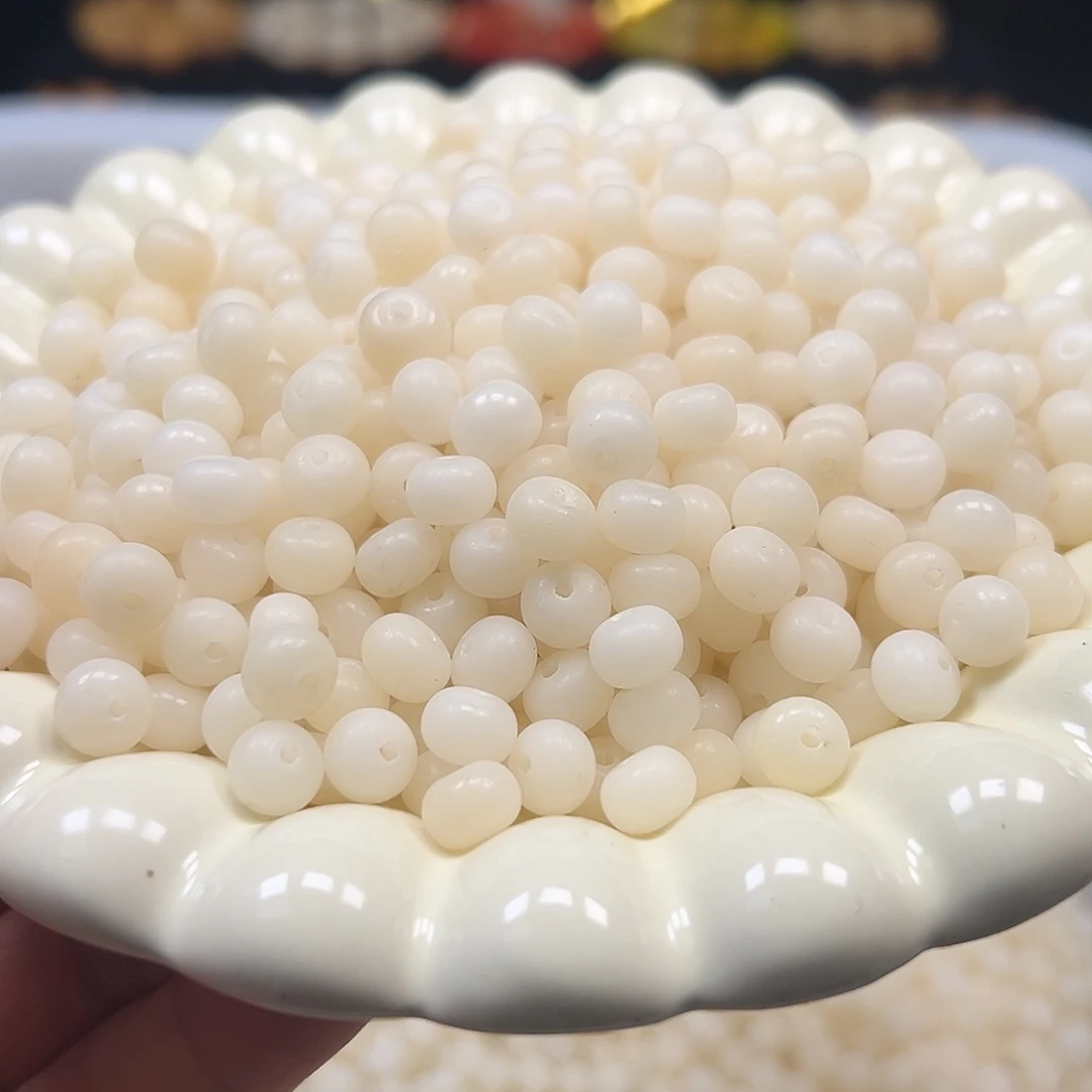 手串菩提根/象牙果微瑕卡8白色苹果300颗