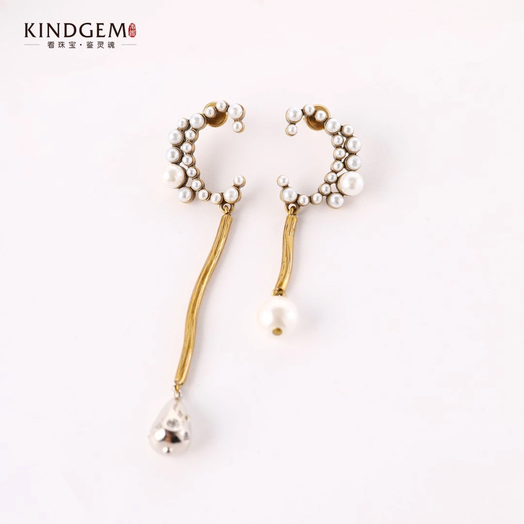 铜合金锆石耳饰 AB款精致轻奢简约百搭时尚耳环 CP11XMIC-21913