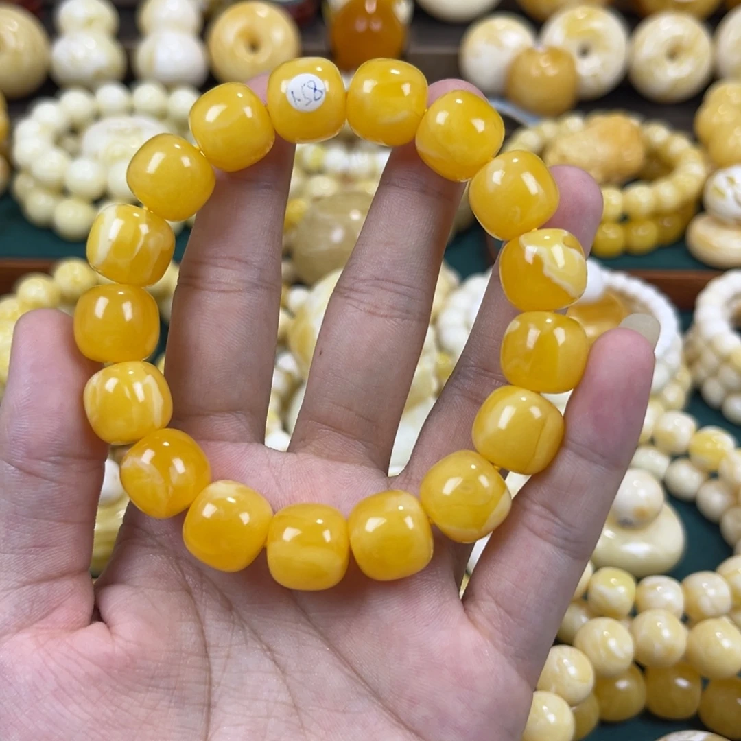 未镶嵌琥珀手链同料