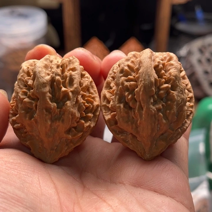 文玩核桃把件楸大胖36