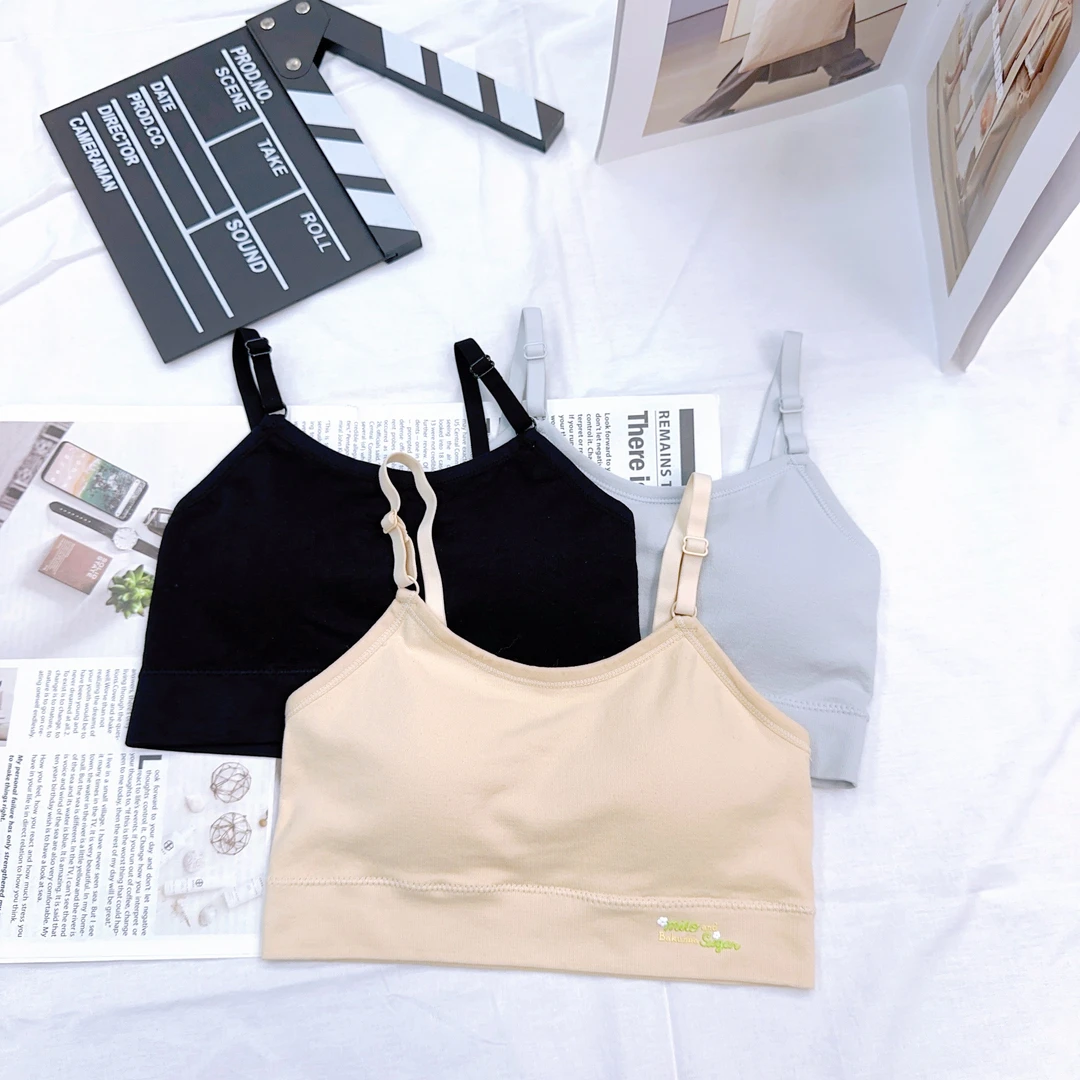 【李佳丽自产】(2件装）2313#百搭舒适透气少女美背