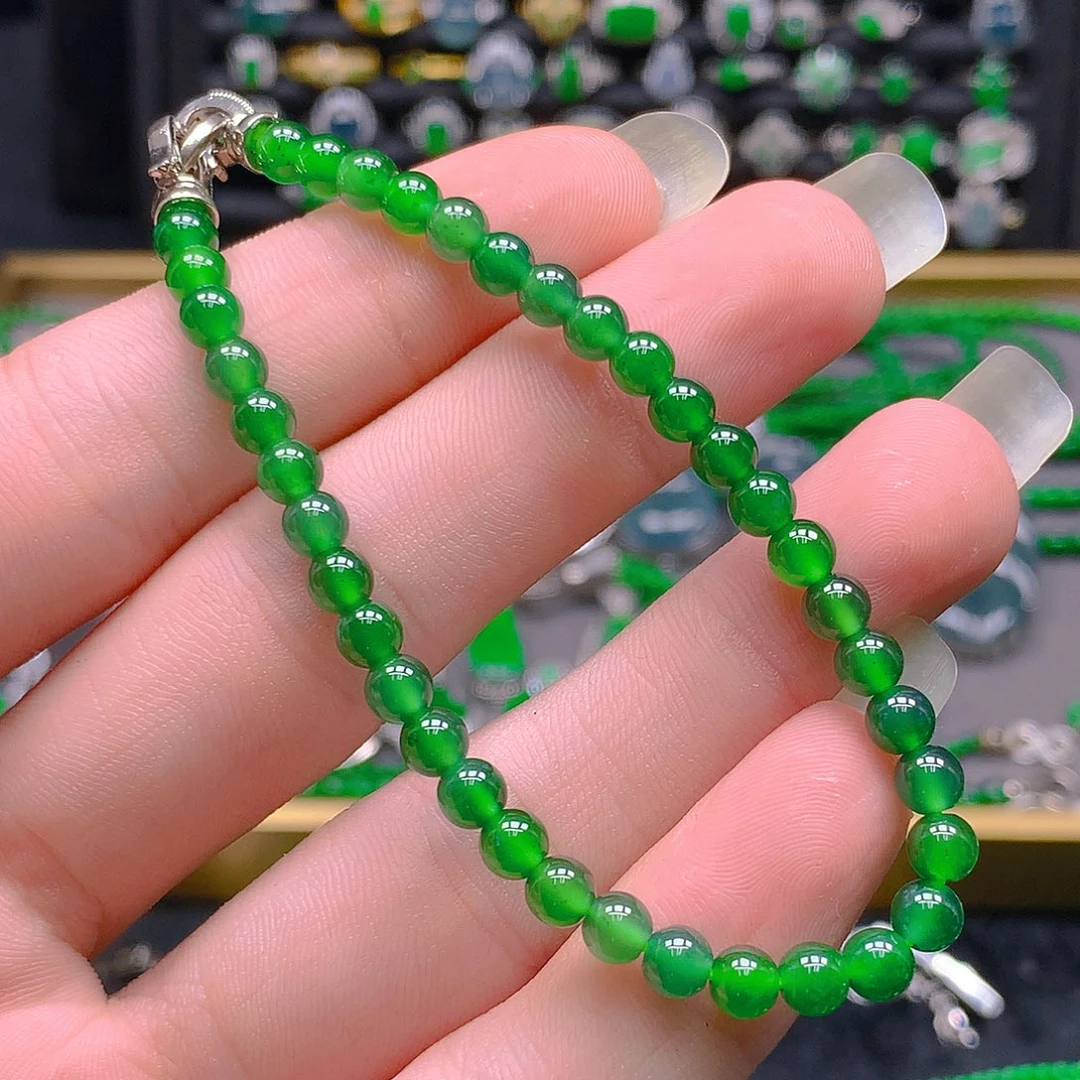 未镶嵌手链翡翠天然