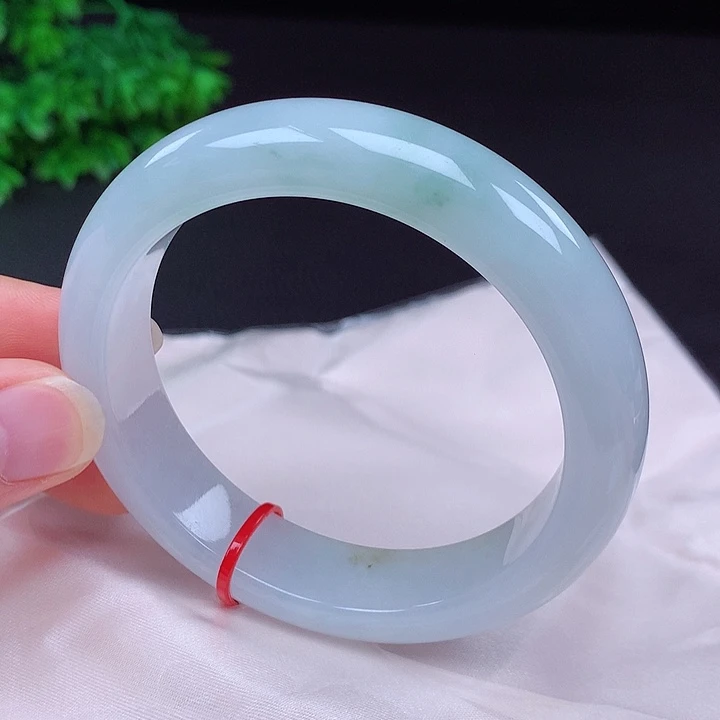 翡翠未镶嵌手镯58圈686011