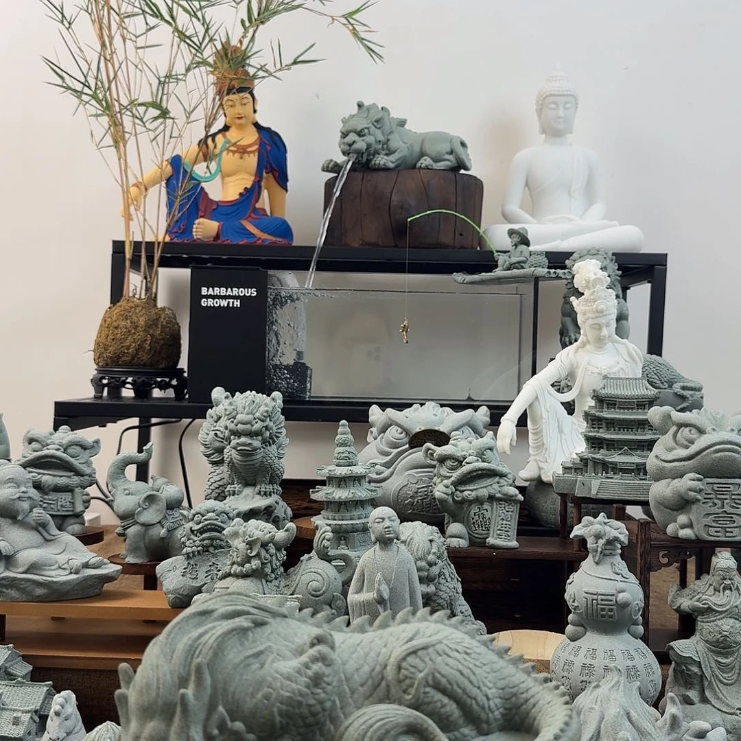 石材青砂石小号镇水兽