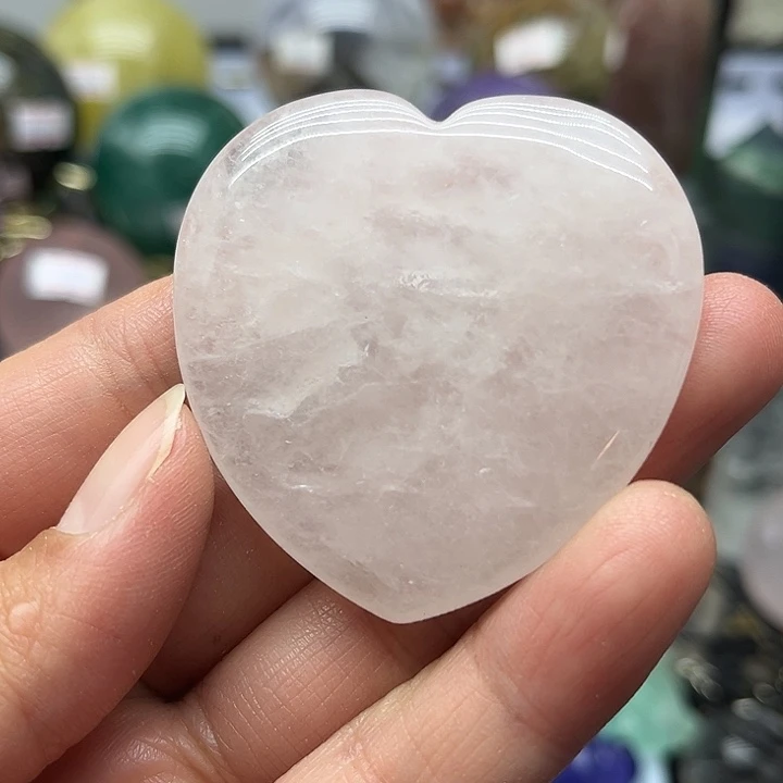 未镶嵌水晶珠宝半成品41克爱心