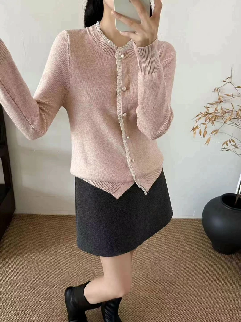 毛衣长袖纯色秋冬
