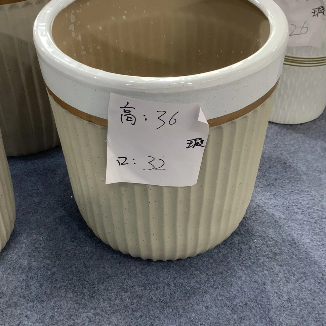 高温陶瓷花盆微瑕