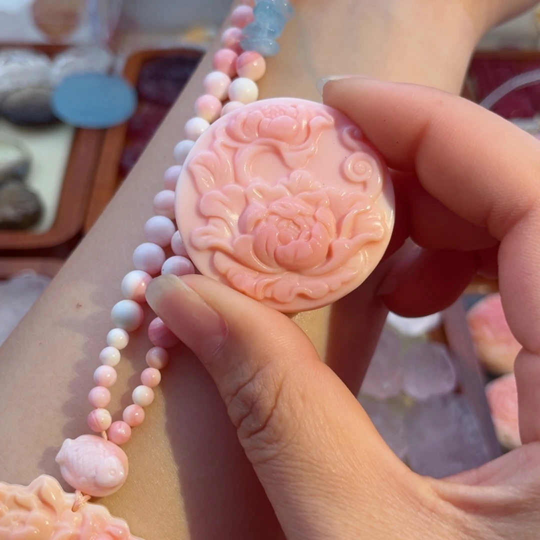 水晶颈饰未镶嵌糖*花牌61