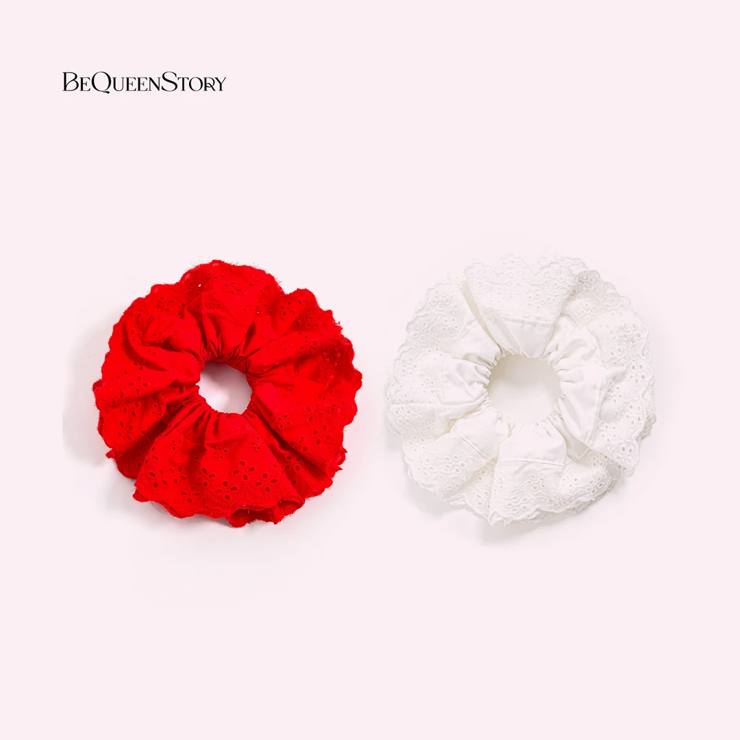 BeQueenStory配饰 时尚轻奢慵懒风氛围感甜美头饰100棉发圈