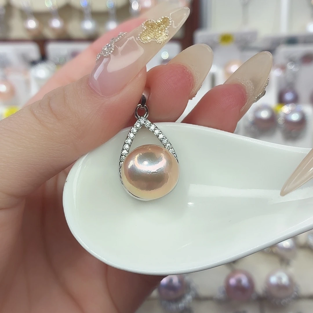 淡水珍珠颈饰合金F