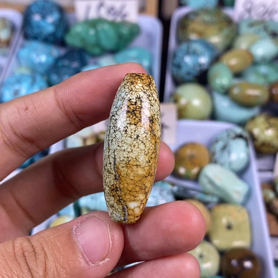 绿松石银S925镶嵌颈饰