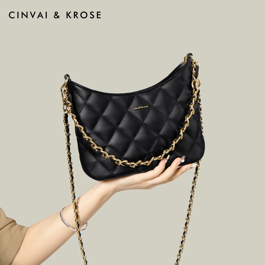 【CinvaiKrose官方正品】 包包女2025新款爆款腋下单肩斜跨包水桶包