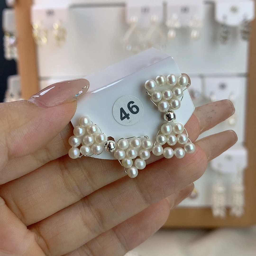 未镶嵌耳饰淡水珍珠