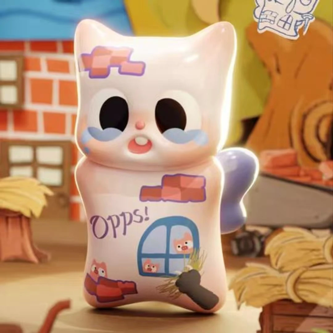 【婉婉默认拆盒】Pitty猫配角的独白盲盒潮玩手办