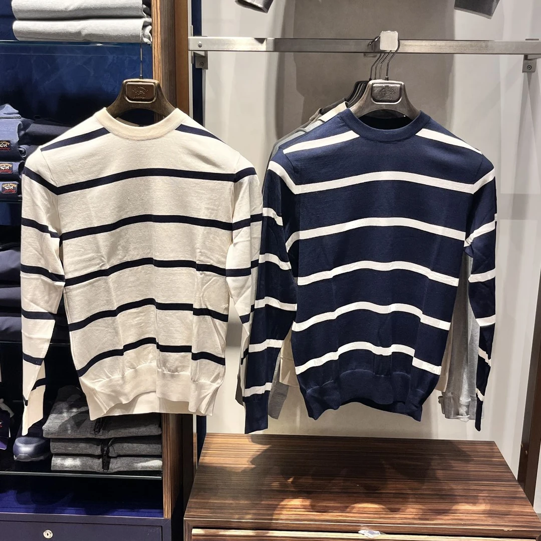 福福意大利 保鲨 不退换  新款条纹针织上衣  下单联系客服