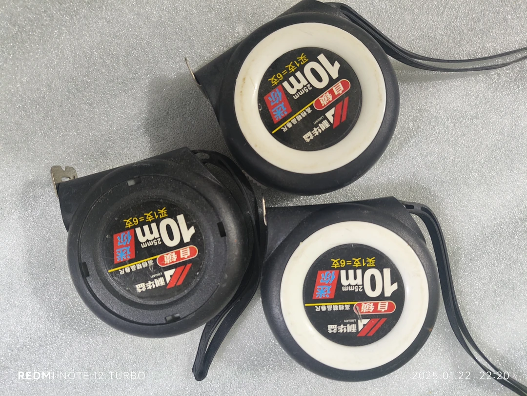 10米钢卷尺送3米(微痕介意勿拍)