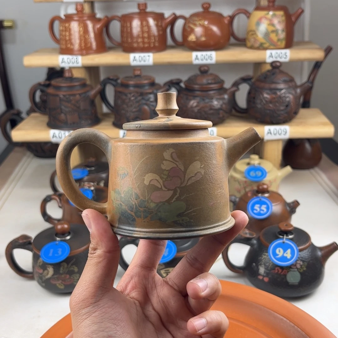 壶160cc 建水紫陶全手工制作，老匠人传承手艺