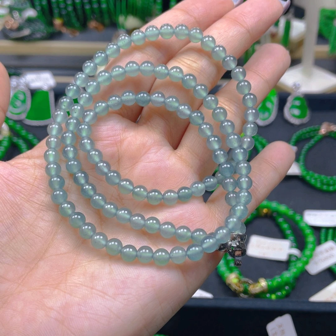 颈饰未镶嵌翡翠项链5