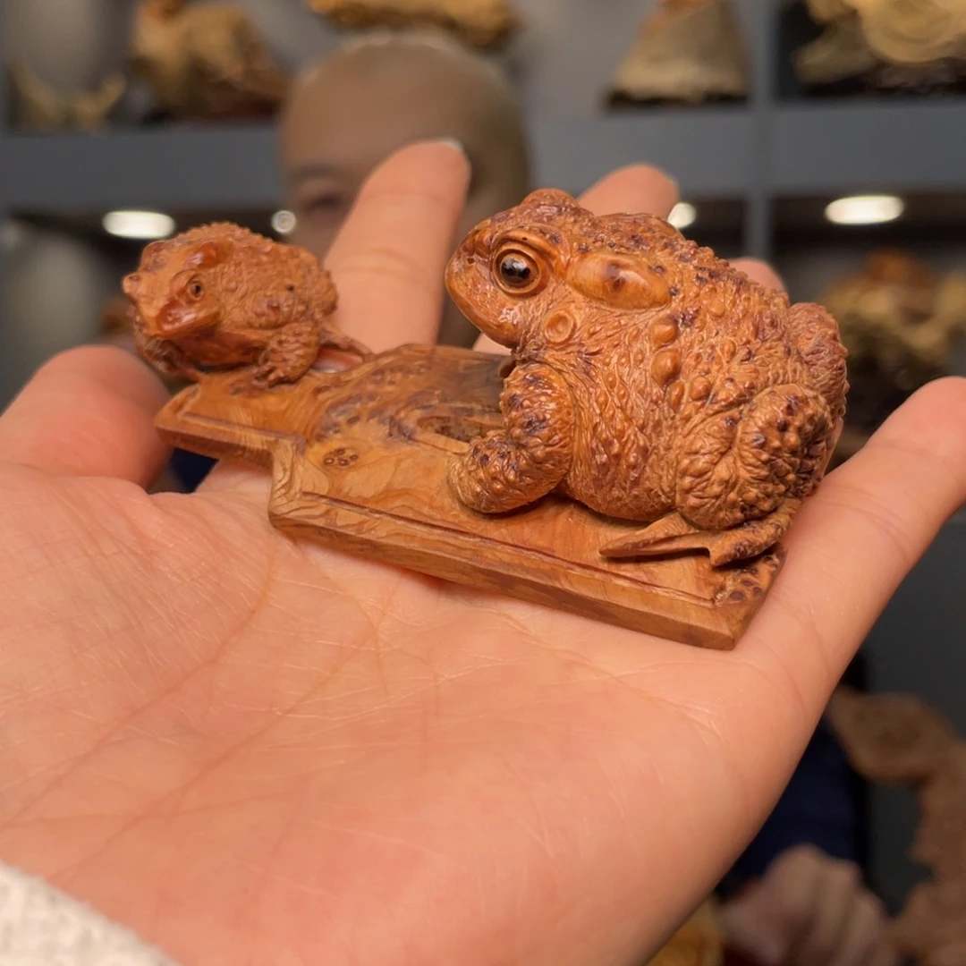 太行崖柏陈化瘤金蟾