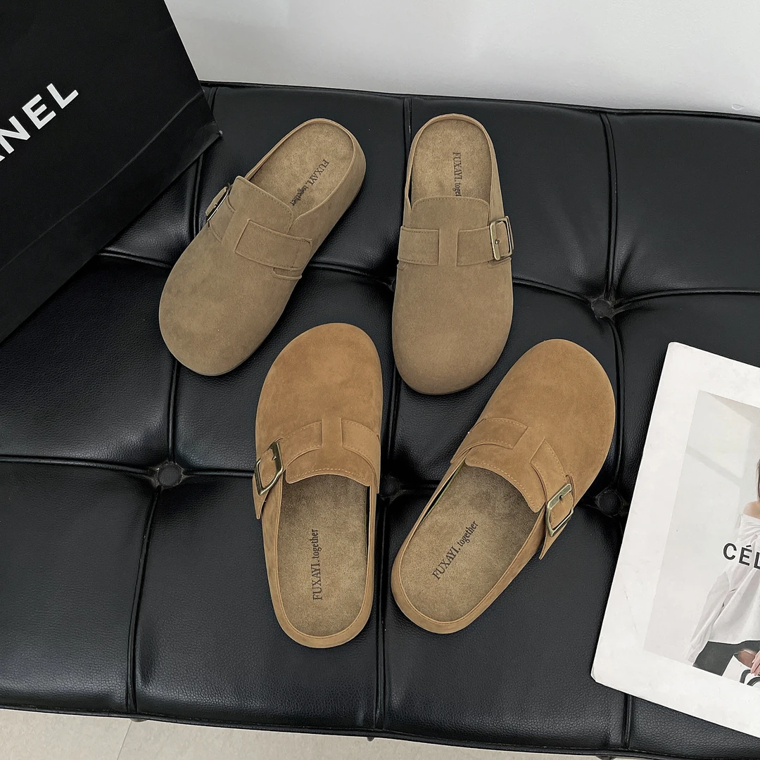 专属1春夏季新款时尚百搭尼姑博肯鞋设计感经典爆款小个子增高