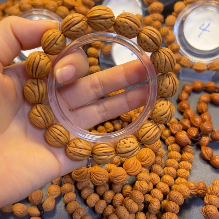 桃核吊坠秦岭野生小蟠桃