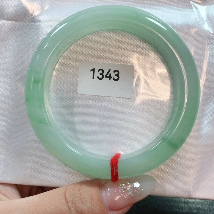 翡翠手镯未镶嵌天然翡翠手镯57