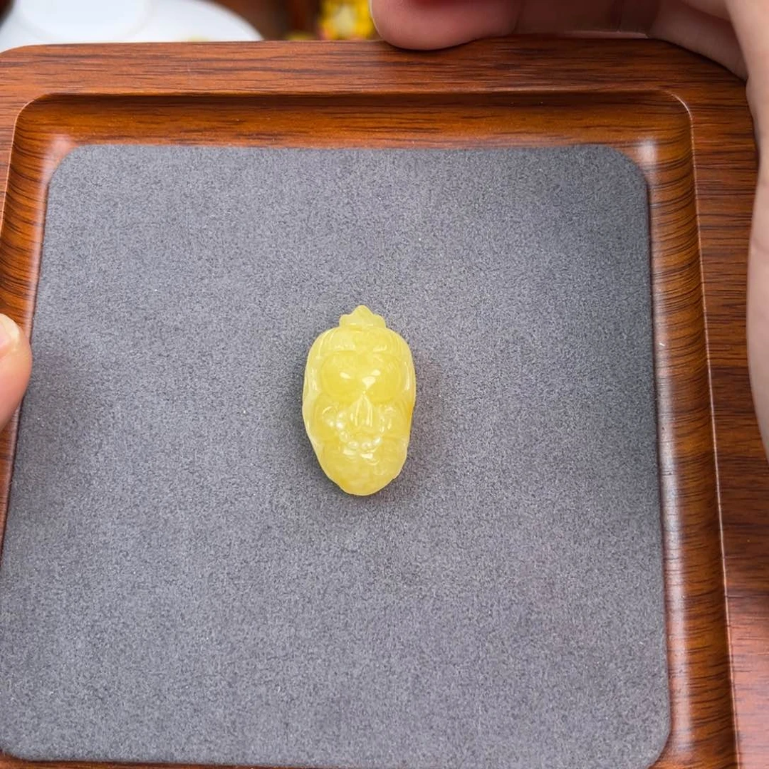 琥珀手链未镶嵌蜜蜡美人鱼