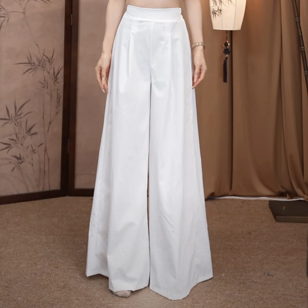 花棠现代舞练功裤大摆A型显瘦