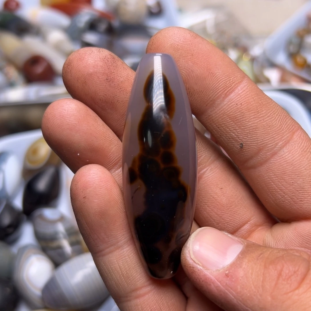 玛瑙/玉髓颈饰合金