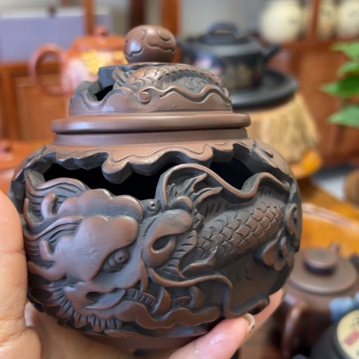 鸟***香建水紫陶工艺制作