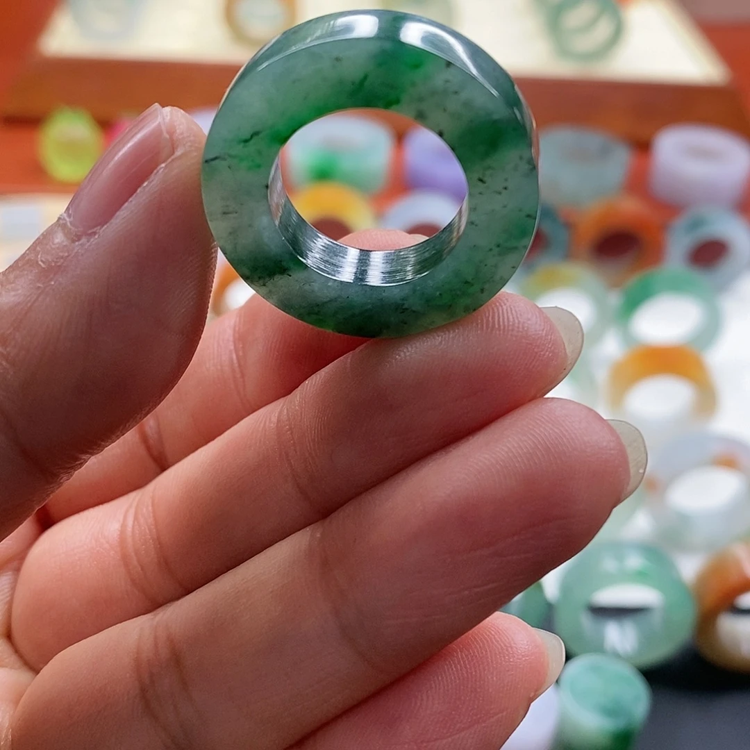 定制翡翠未镶嵌12-21圈口