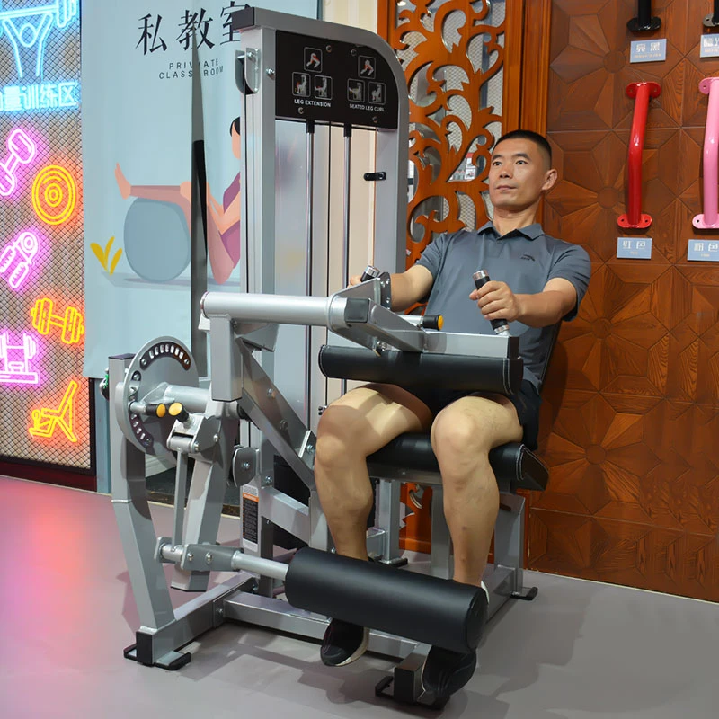 坐姿腿屈伸弯举一体机多功能练腿器械商用家用健身器