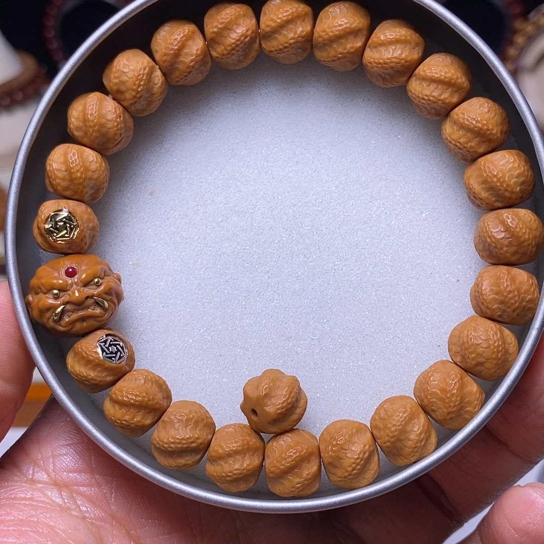 手串猴头核桃恶僧精工灵蛇听吟尺寸11全品