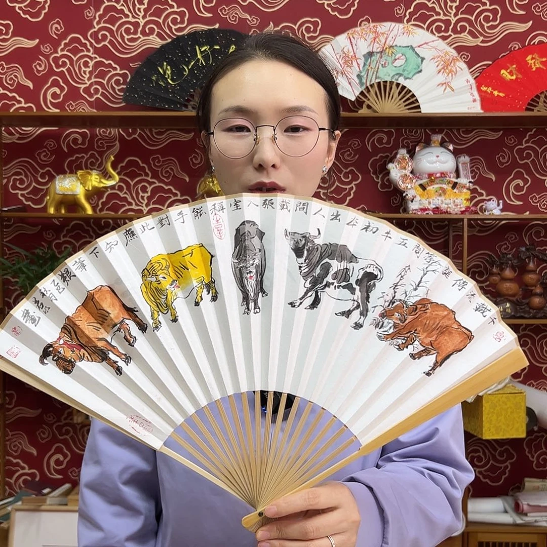 书法书法 95寸玉竹 手写手绘 默认粘好