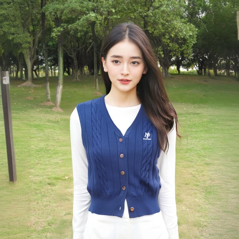 DY【NUNUPOP】设计师高克重女士针织背心100%棉