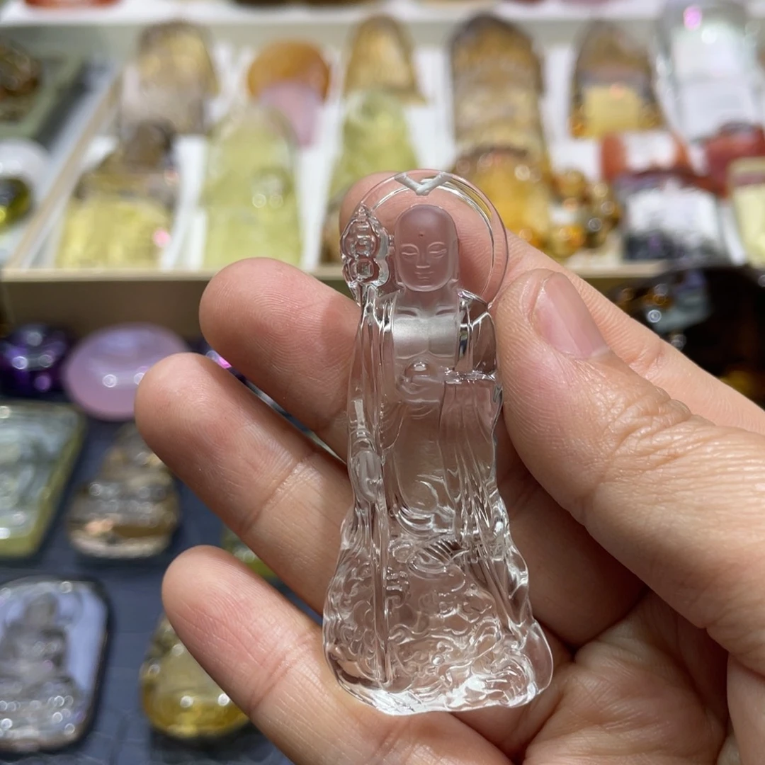 水晶颈饰未镶嵌幺****回定制