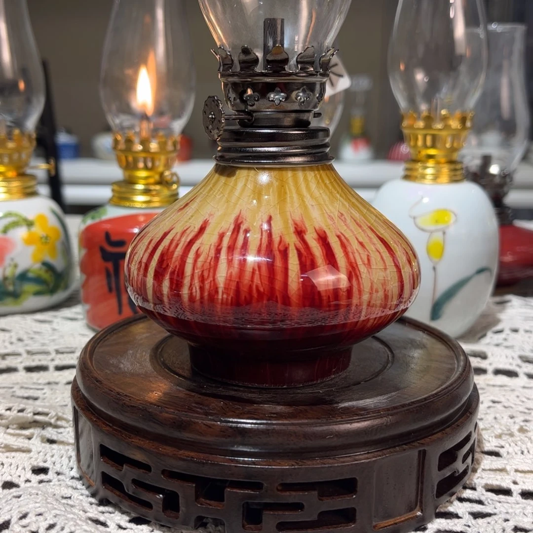 摆件景德镇陶瓷香薰灯