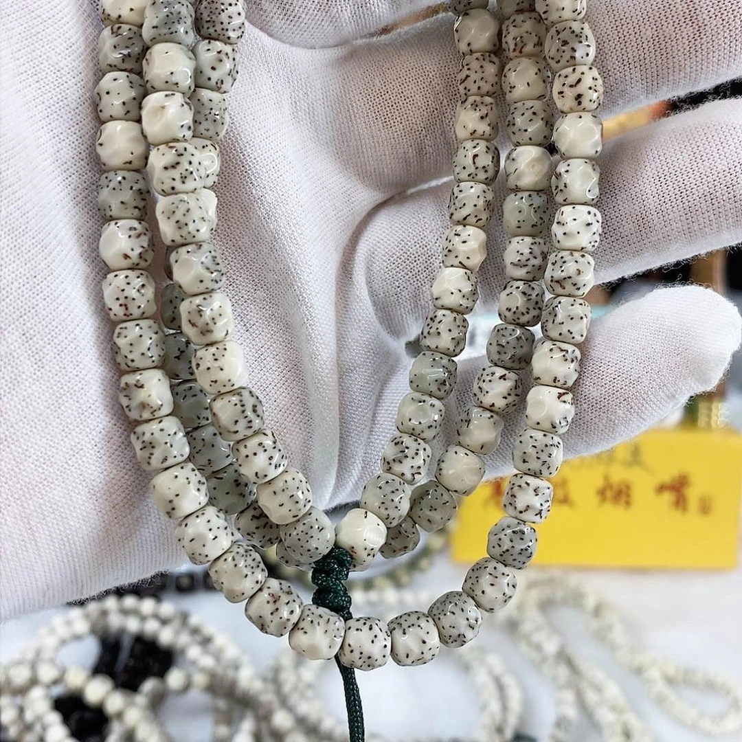 星月菩提手串D*生星月菩提雕刻手串