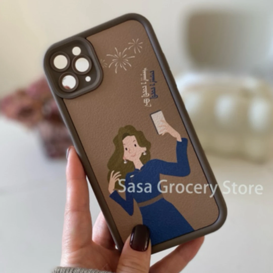 适用于「苹果/华为/小米/OPPO」蒙元素民族风防摔硅胶壳镜头全包