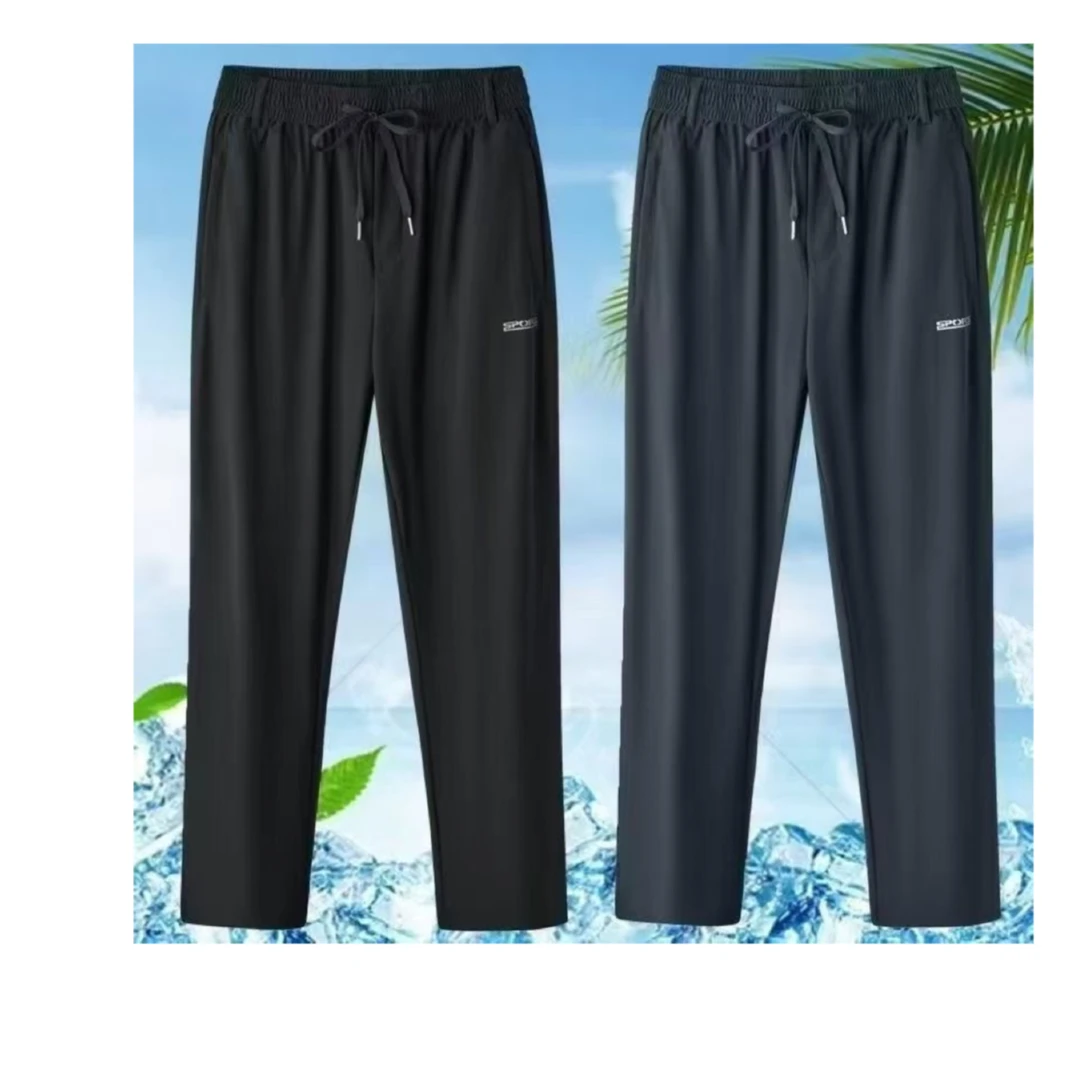 2025-（爆冰裤）男生夏季爆冰速干裤 8613