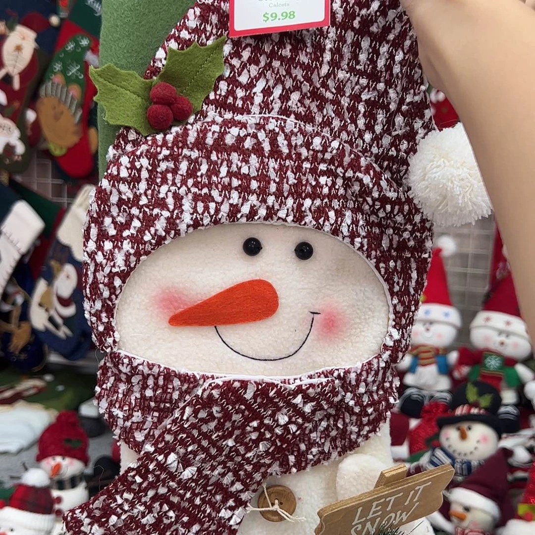 圣诞立体雪人挂件