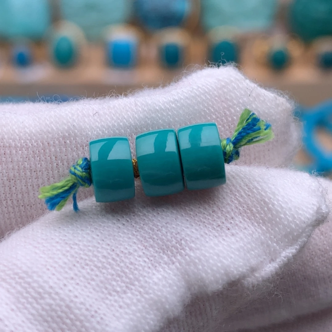 绿松石未镶嵌珠宝奇石7mm