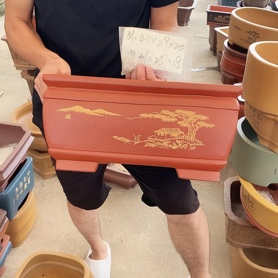 紫砂花盆紫砂花盆